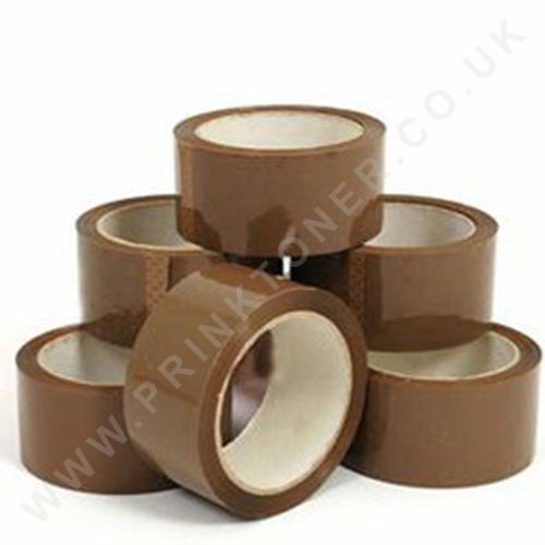 6 Rolls brown parcel tape brown parcel tape