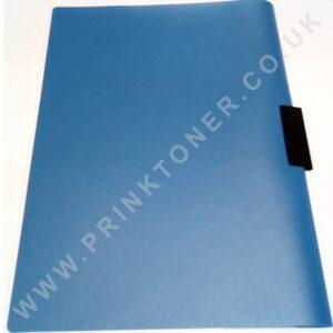 12 Metal Clip File Folder A4 Presentation Folders Blue Colour - Image 3