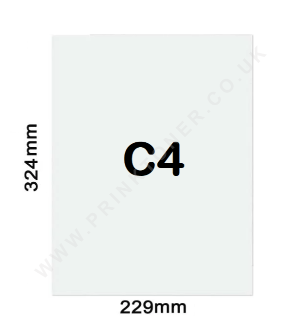C4 Envelopes White