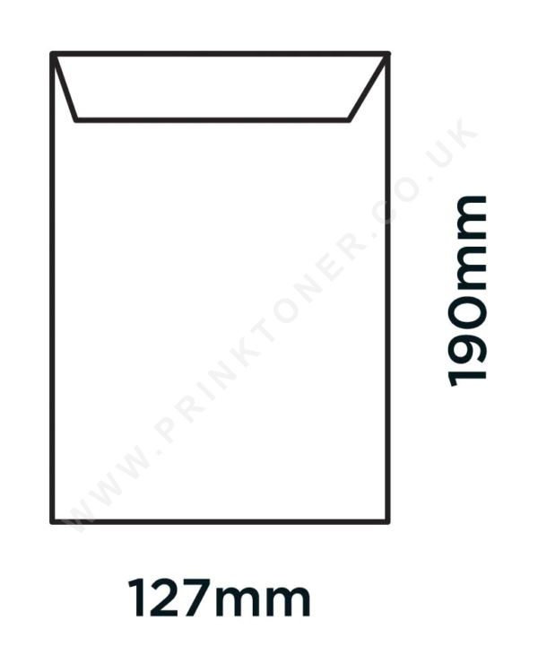 190 x 127mm envelope
