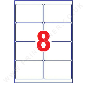Labels 8 per A4 Sheet