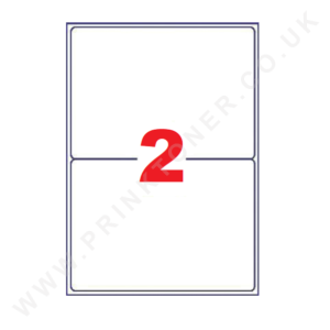 Labels 2 per A4 Sheet