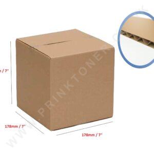 Single Wall Cardboard Boxes 178x178x178mm