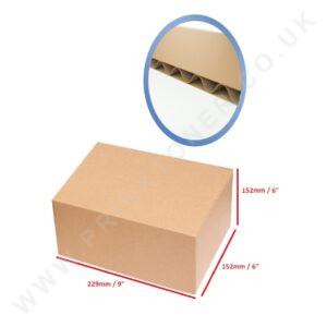 Single Wall Cardboard Boxes 229x152x152mm