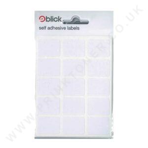 Blick White Labels 19x25mm