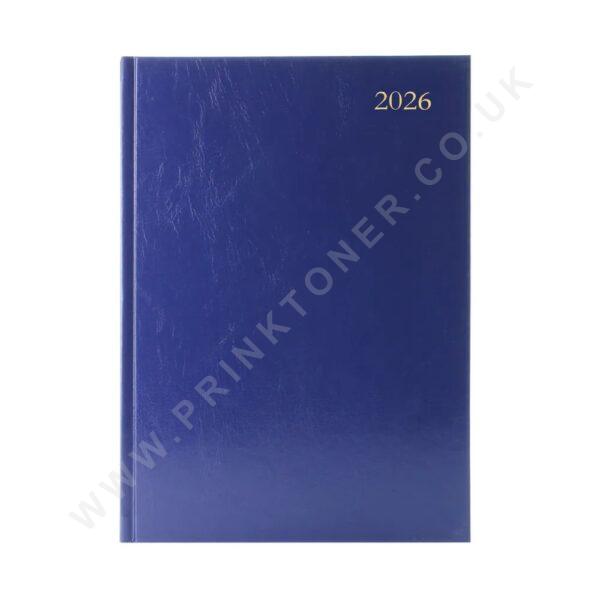 A5 Desk Diary Day Per Page Blue A5 Desk Diary Day Per Page Blue