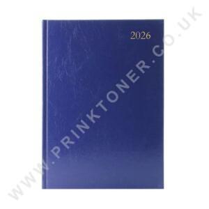Desk Diary Week To View A4 Blue 2026